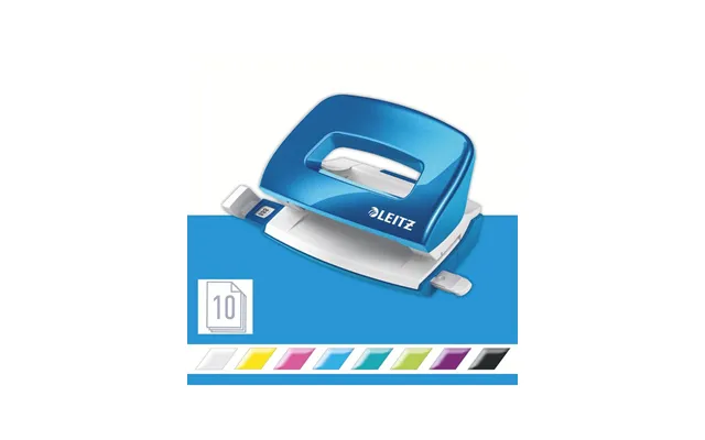 Leitz Hulapparat Nexxt Wow Mini - 2 Huls 10 Ark Blå