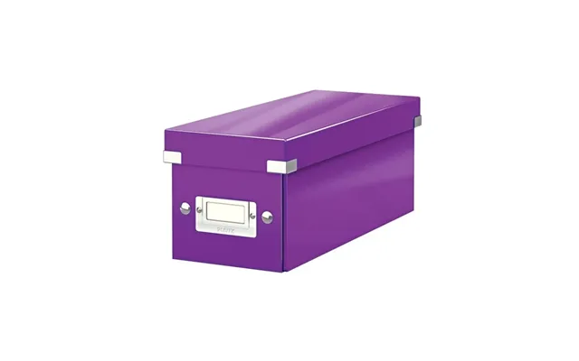 Leitz Opbevaringsboks Click & Store Wow Cd Lilla
