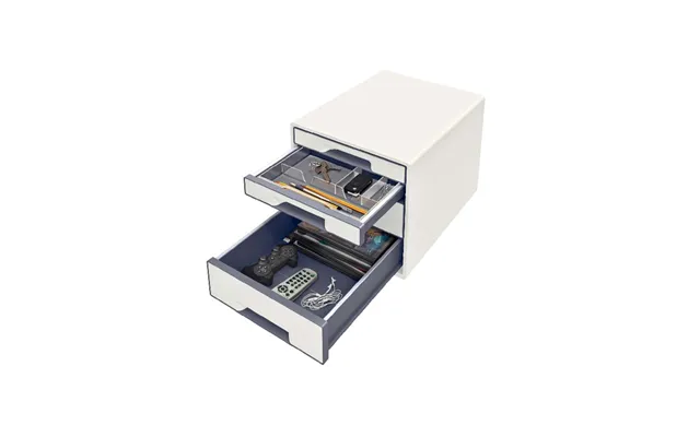 Leitz Skuffekabinet Desk Cube Wow 4-skuffer Hvid