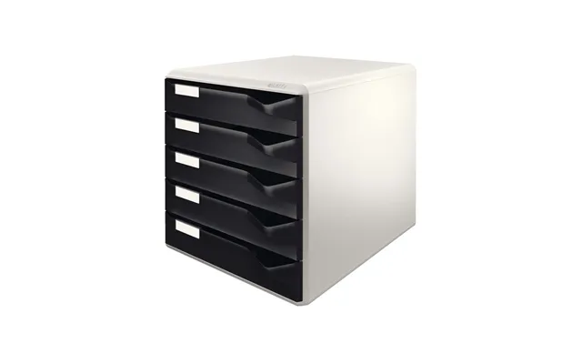 Leitz Skuffekabinet Post Og Form Set - 5 Skuffer A4 Sort