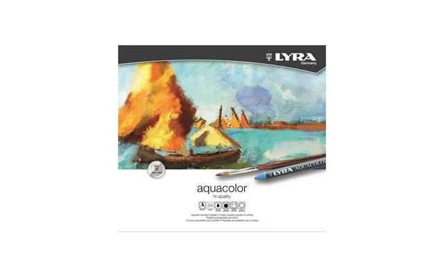 Lyra Aquacolor Metal Case 24 Pcs