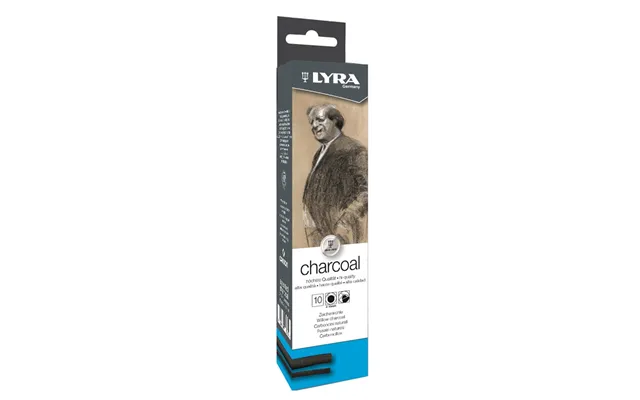 Lyra Charcoal Assorted 2-10mm Box 10 Pcs