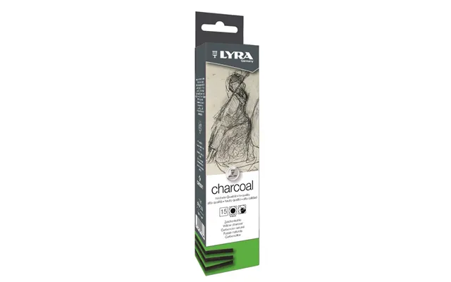 Lyra Charcoal Thin 3-4mm Box 15 Pcs