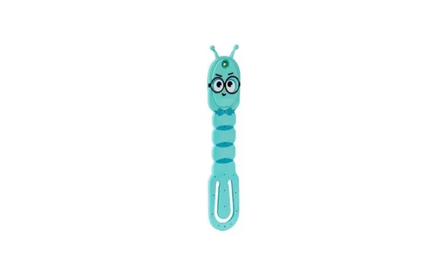 Mondikaarten Flexilight Reading Lamp Bookworm Aqua