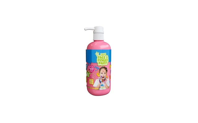 Natural Face & Finger Paint Pink 1000ml Bottle Dispenser