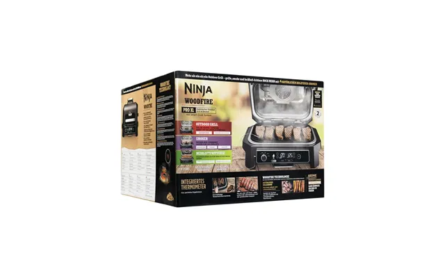 Ninja Woodfire Pro Xl Og850 - Grey Black