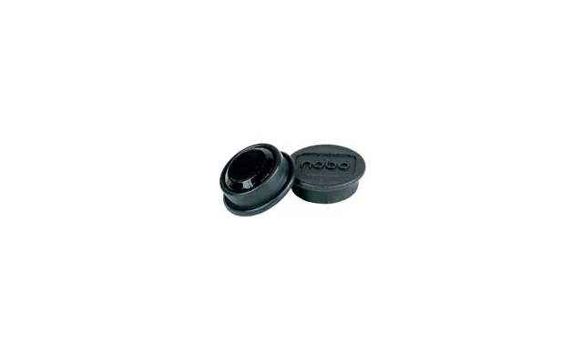 Nobo Magnetiske Whiteboardmagneter 10 Stk. 13 Mm Farvede Magneter Sort