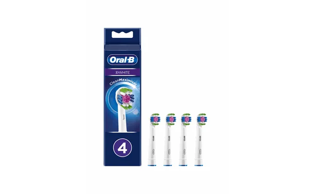 Oral-b Tandbørstehoveder 3d Hvid Børstehoveder - 4 Stk.