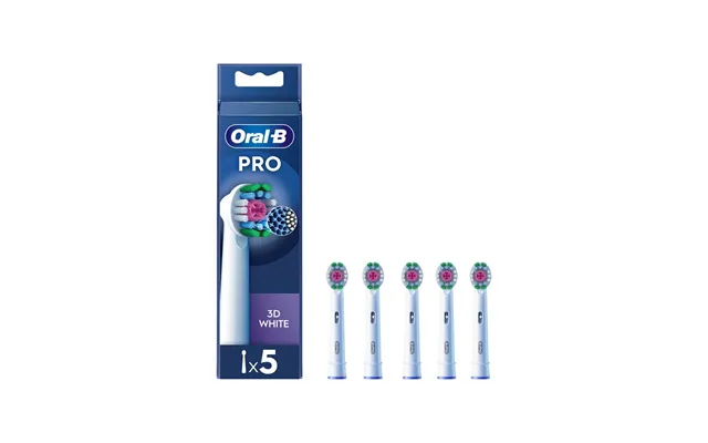 Oral-b Tandbørstehoveder 3d White - 5 Pcs