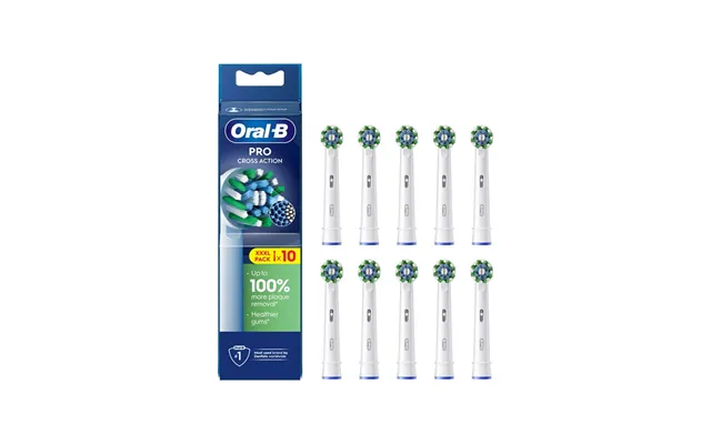 Oral-b Tandbørstehoveder Cross Action 10 Pcs