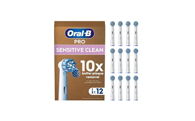 Oral-b Tandbørstehoveder Sensitive Clean&care - 12 Pcs Letterbox