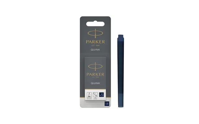 Parker Lange Parker Quink-fyldepenspatroner - Blåsorte