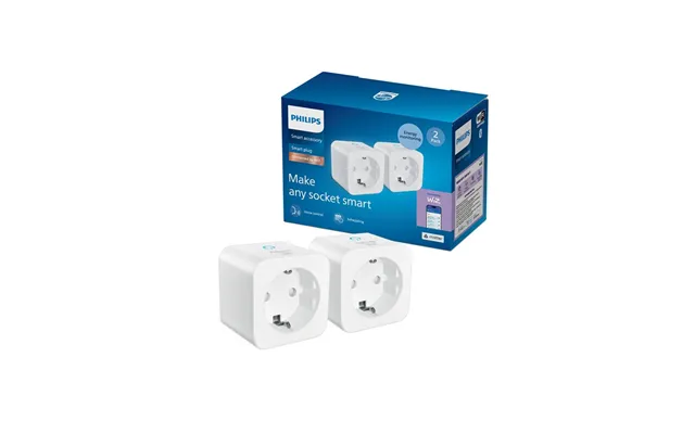 Philips Smart Lighting Smart Plug Med Energimåler 2-pak