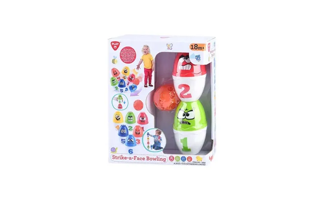 Play Bowling Playset Faces 13pcs.