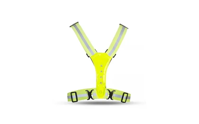 Pro Sport Led Refleksvest Med Led Lys Til Løb - Cykling & Træning