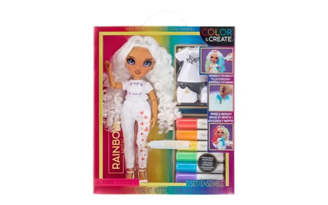 Rainbow High Color & Create Fashiondukke - Lilla Øjne