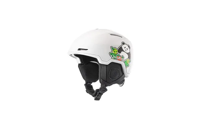 Rockbros Qunature 10130003005 Ski Helmet With Earmuffs Panda Snowboard For Kids Size M - White