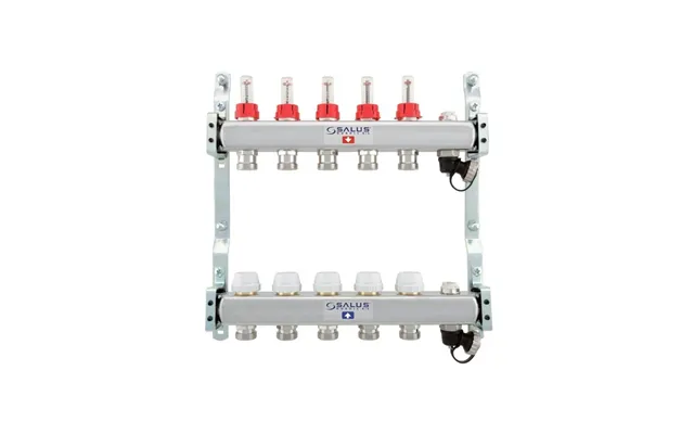 Salus Gulvvarmemanifold 5-kreds Med Flowmeter