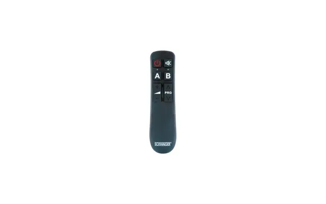 Schwaiger 2 In 1 Universal Remote Control - Black
