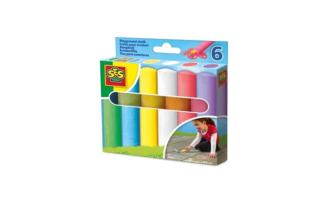 Ses Creative Playground Chalk 6 Pcs