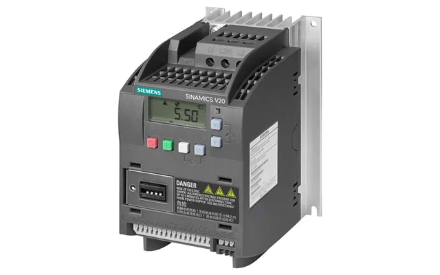 Siemens Sinamics V20 1ac200-240v -10 10% 47-63hz Mærkestrøm 0,55kw - Str Fsab 68x142x128 Wxhxd