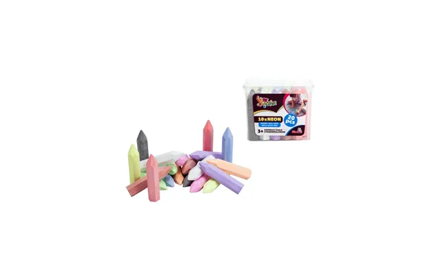 Simba 20 Sidewalk Chalks Neon
