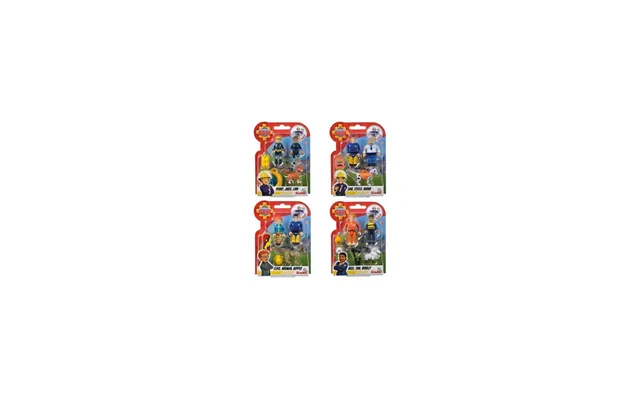 Simba Fireman Sam Doublepack Iv Figures 7.5cm Assorted