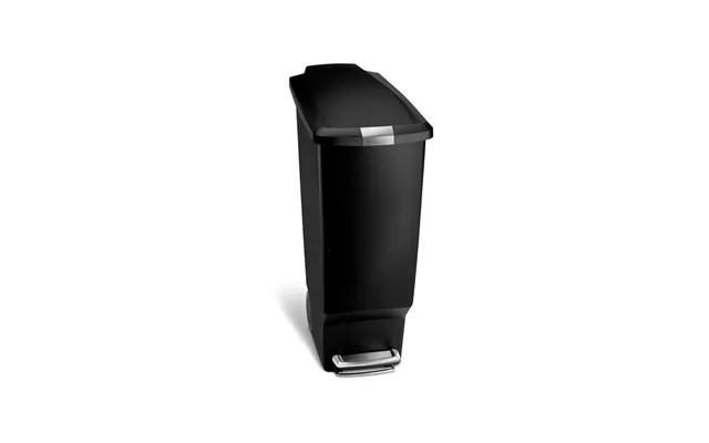 Simplehuman 40l Slank Pedalspand - Sort Plast