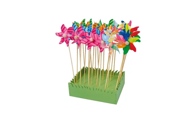 Small Foot - Windmill With Wooden Stick 28cm 24 Pcs.