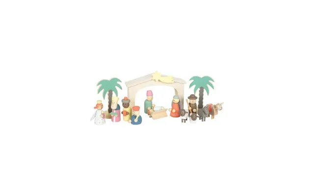 Small Foot - Wooden Crib Christmas Story Playset