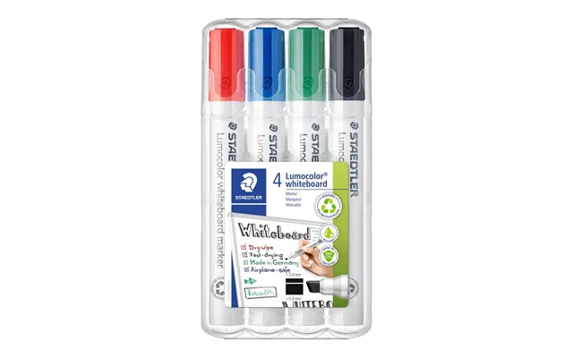 Staedtler Lumocolor Wb-marker 2-5mm 4 Ass Boks