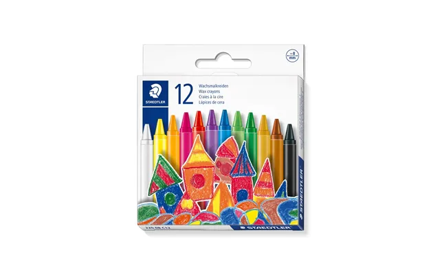 Staedtler Voksfarve 8mm 12 Ass Pak