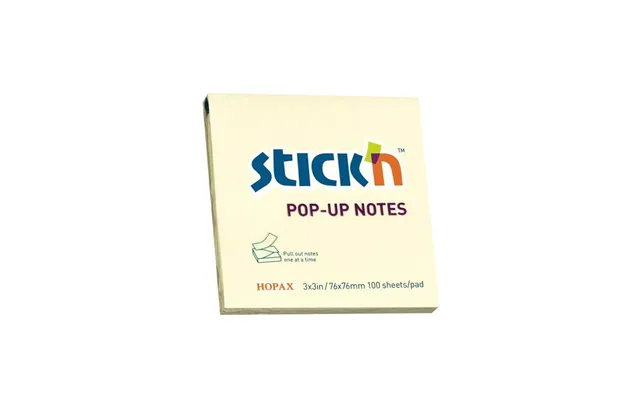 Stick'n Pop-up - Notes