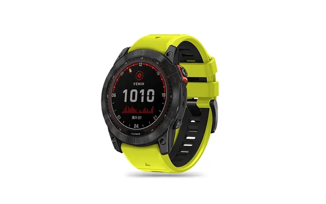 Tech-protect Iconband Pro Strap For Garmin Fenix 3 5x 3hr 5x Plus 6x 6x Pro 7x - Lime Black