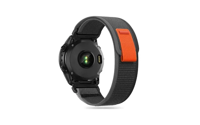Tech-protect Nylon Strap For Garmin Fenix 3 5x 3hr 5x Plus 6x 6x Pro 7x - Black & Orange