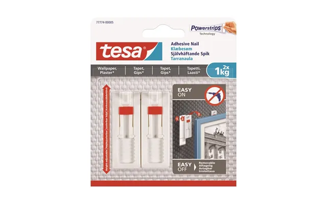Tesa Adhesive Nail Adjustable 1kg Wallpaper