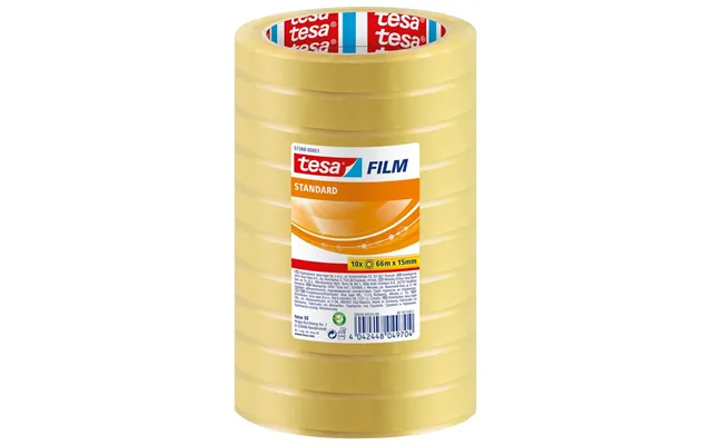 Tesa Film Tape Standard 10 X 66m X 15mm Transparent
