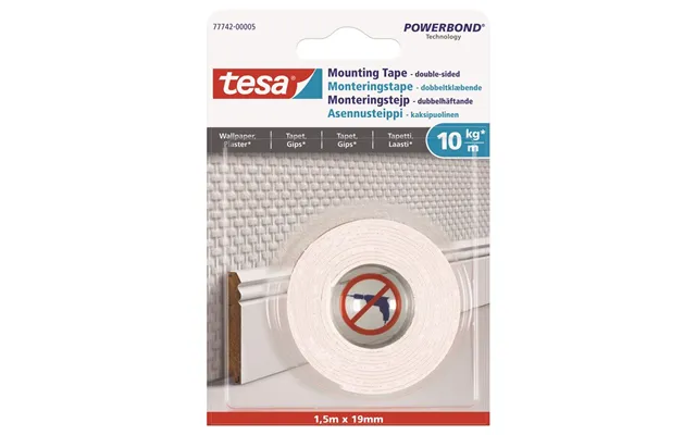 Tesa Powerbond Mounting Tape Wallpaper 1.5m X 19mm