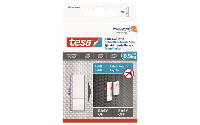 Tesa Powerstrips Refill 0.5kg Wallpaper