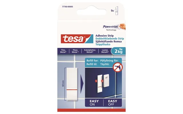 Tesa Powerstrips Refill 2kg Tiles