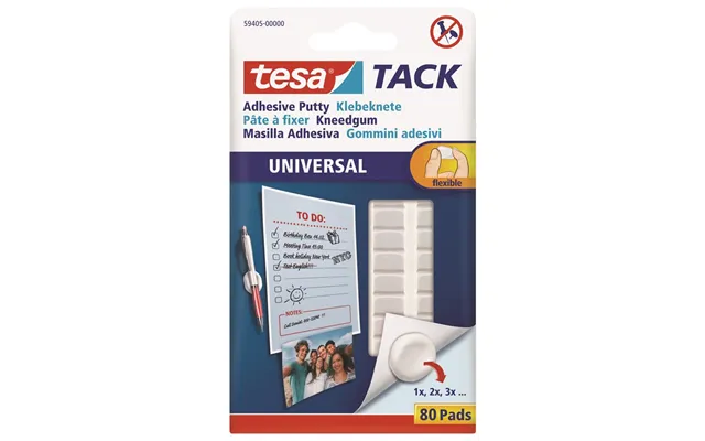 Tesa Tack Adhesive Putty 80pcs Transparent