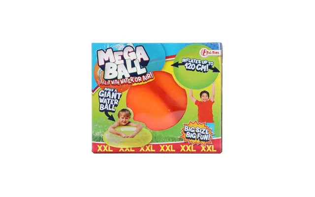 Toi-toys Mega Ball Puffer Filled With Air Or Water 120cm
