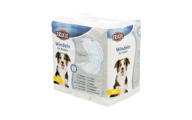 Trixie Diapers For Male Dogs M-l 46-60cm 12-pack