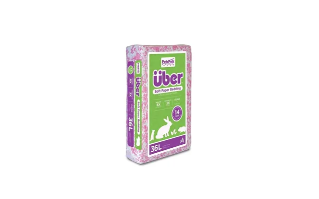 Über Papirstrøelse 36 L Pink Hvid