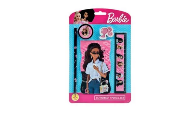 Undercover Writing Set Barbie 5 Pieces.