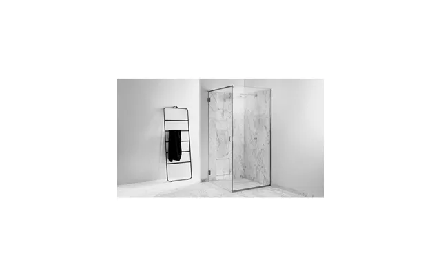 Unidrain Glassline Brusedør - Transparent