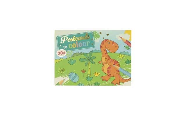 Wins Holland - Postcards Coloring Dinosaur