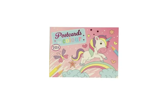 Wins Holland - Postcards Coloring Unicorn