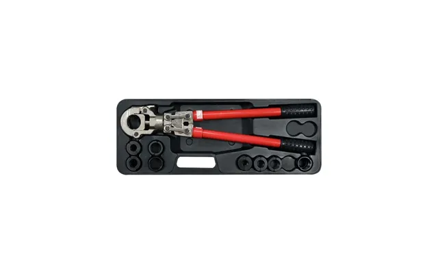 Yato Yt-21735 Hydraulic Hand Press For Pressing Pex-al-pex Fittings With A Set Of 8 Pieces