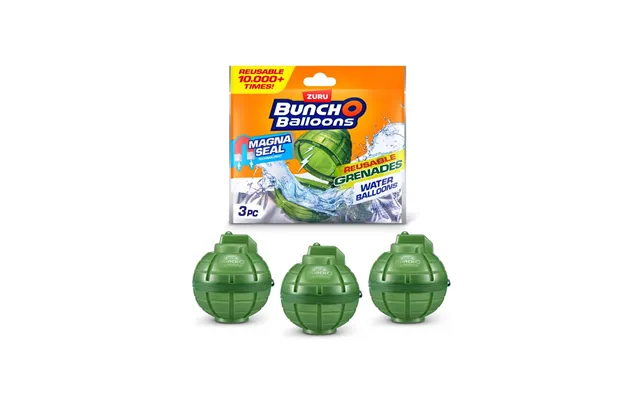 Zuru Bunch-o-balloons Reusable Magnetic Water Grenades 3-pack